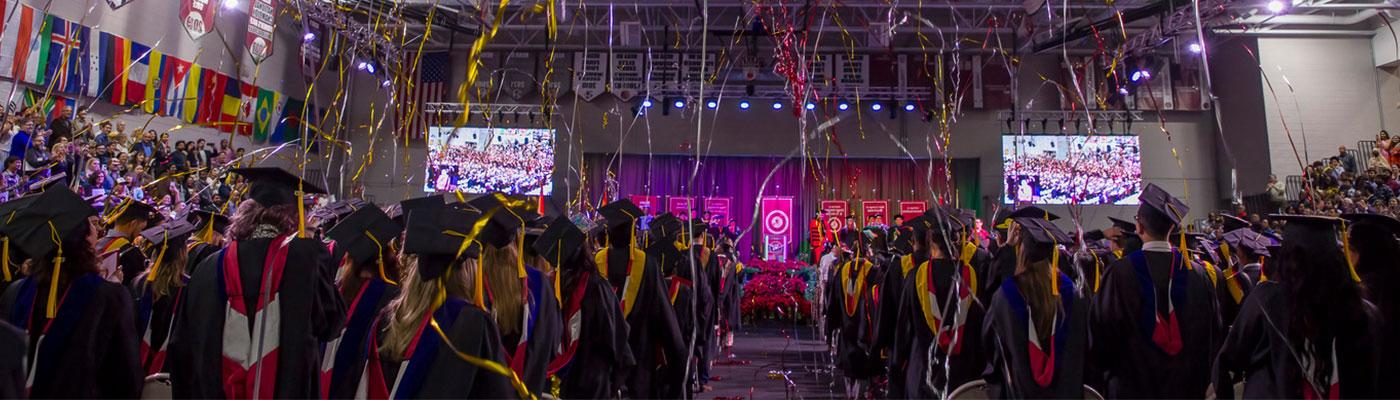 Students at Commencement