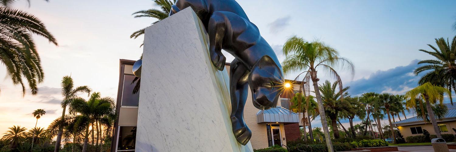 Florida Tech Panther Statue