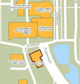 Student Success & Support Center location on the campus map